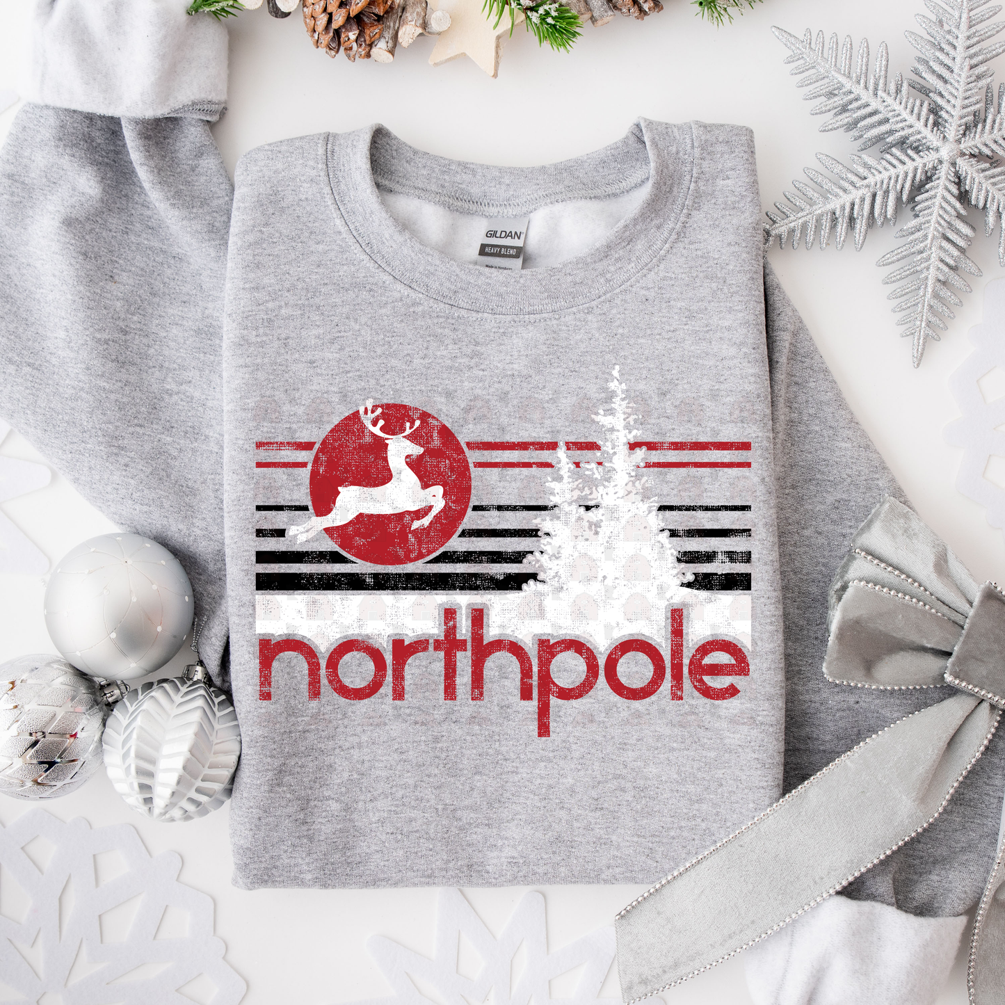 Reindeer Stripes North Pole