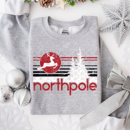 Reindeer Stripes North Pole