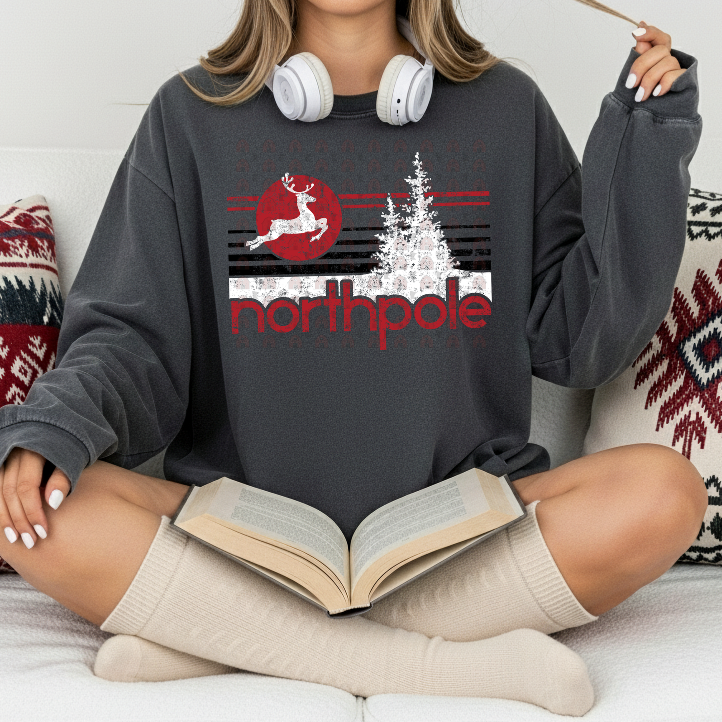 Reindeer Stripes North Pole