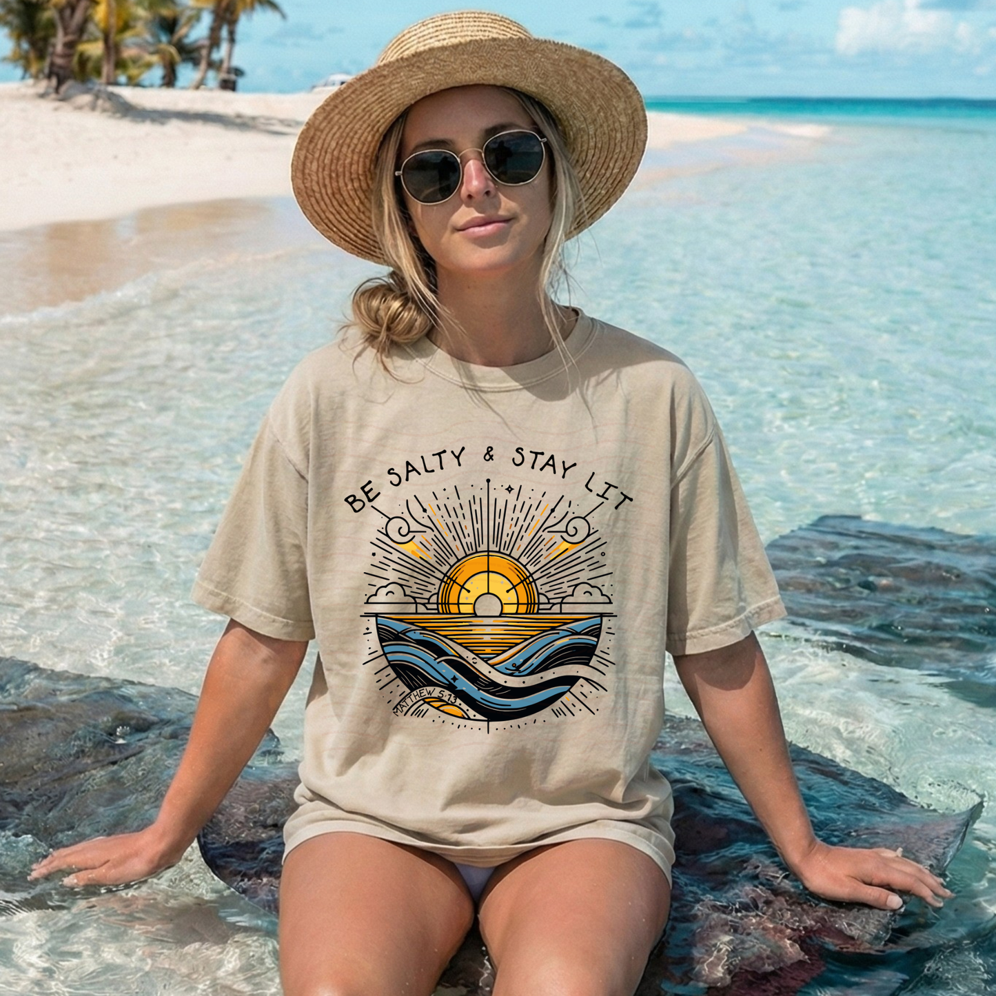 Ocean And Sun Be Salty