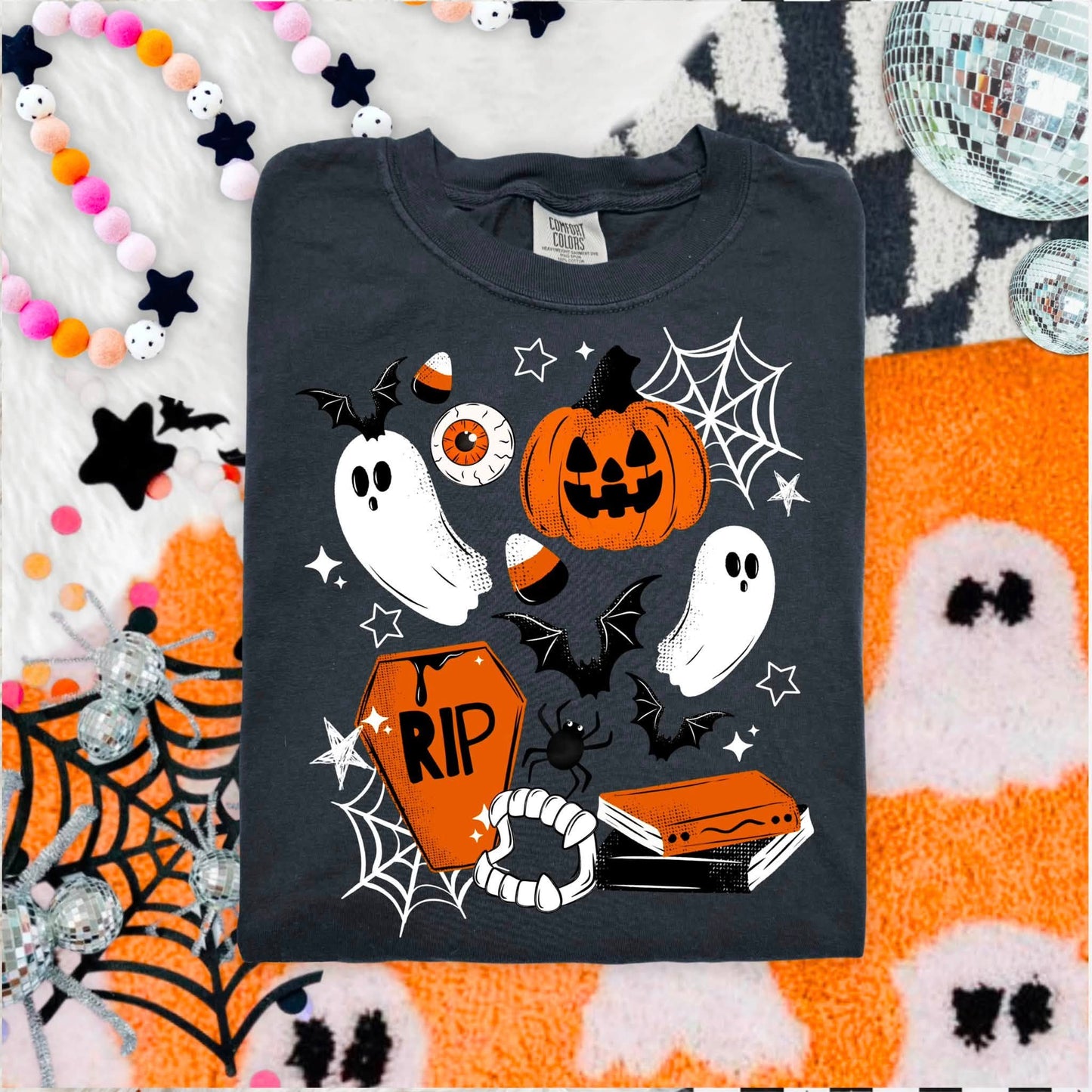 Orange Spooky Collage