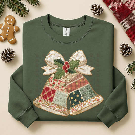 Patchwork Christmas Bells