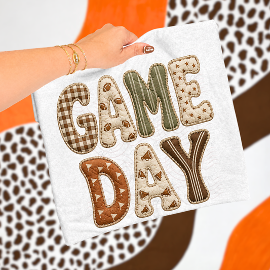 Patchwork Football Game Day