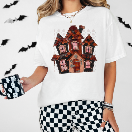 Patchwork Leather Haunted House