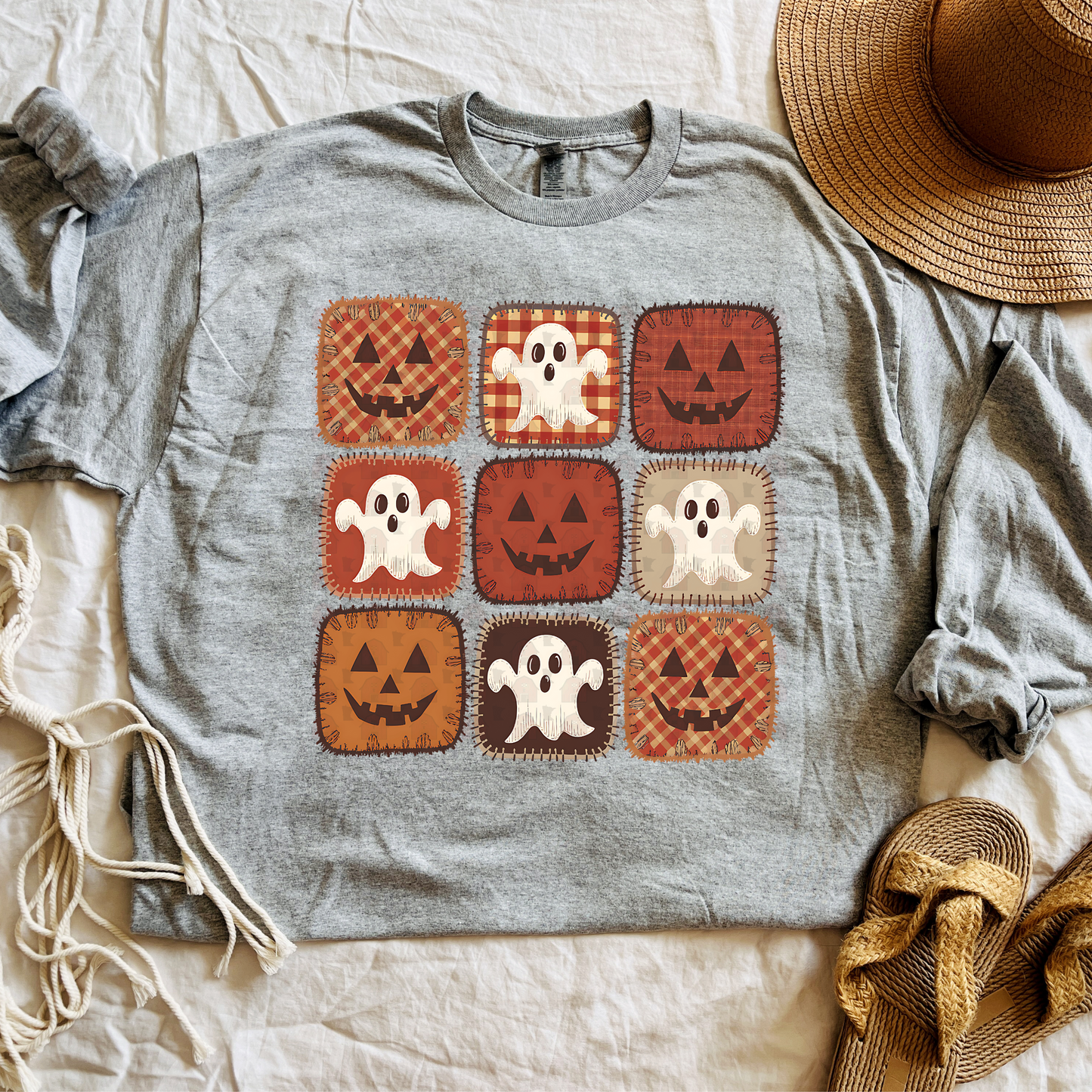 Patchwork Pumpkin Grid