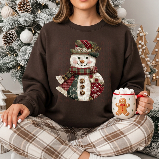 Patchwork Snowman