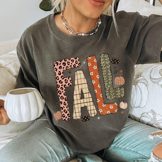 Patterned Fall And Pumpkins