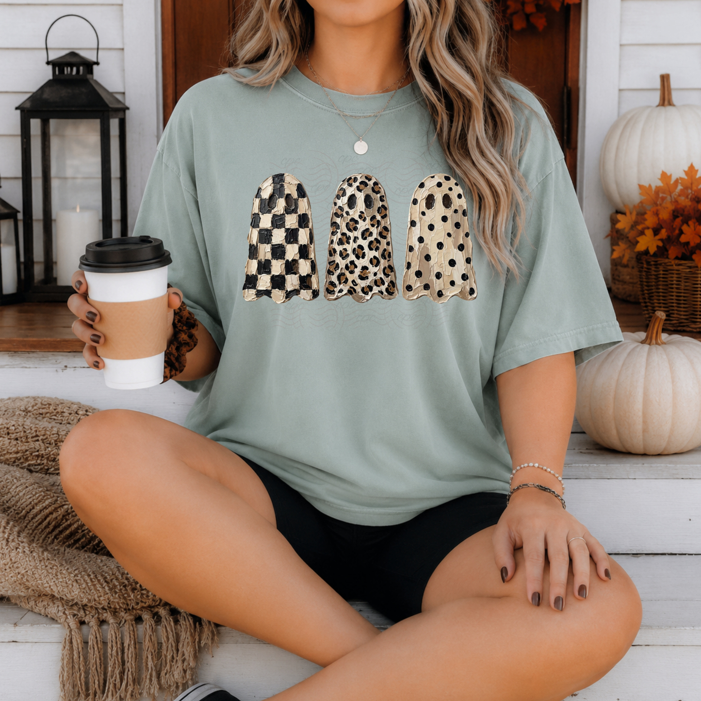 Patterned Trio Ghosts