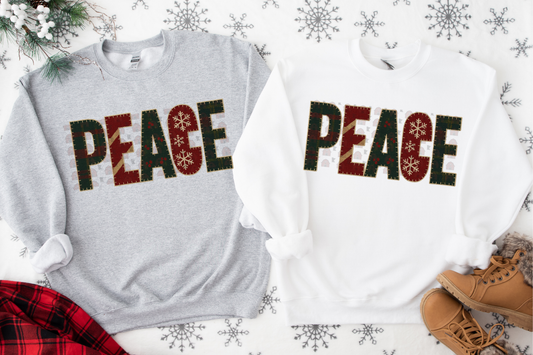 Peace Tartan Pattern