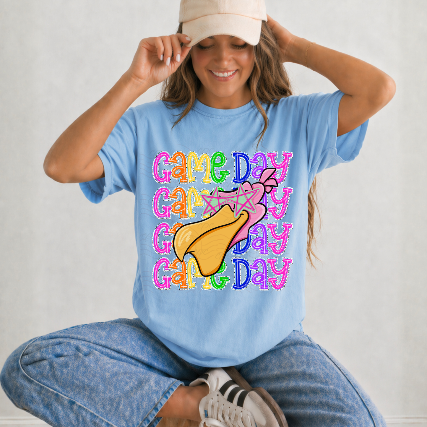 Colorful Stacked Game Day Mascots
