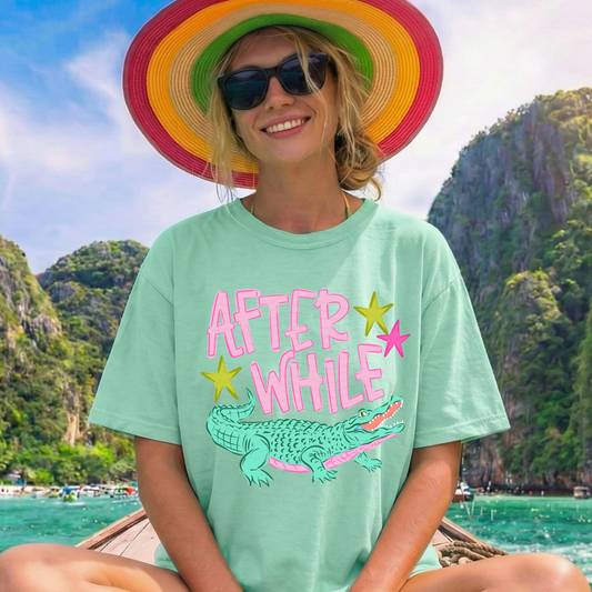 Pink After While Croc