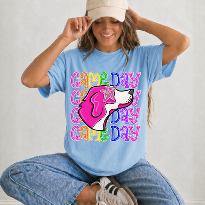 Colorful Stacked Game Day Mascots