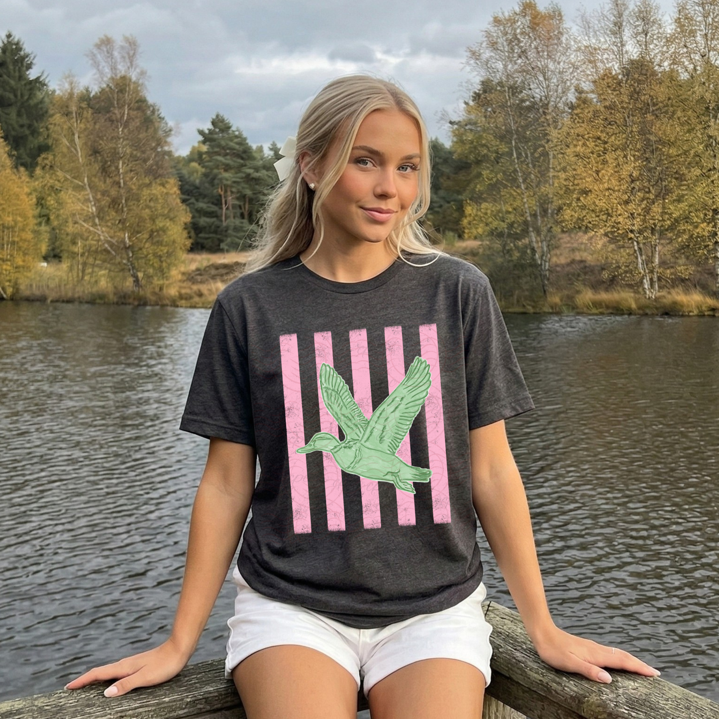 Pink Duck Stripe