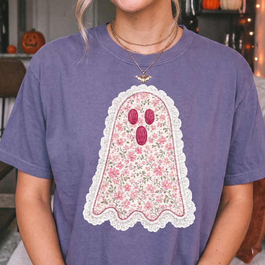 Pink Floral Lace Ghost