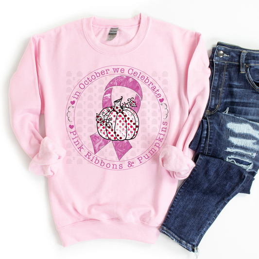 Pink Ribbons And Pumpkins