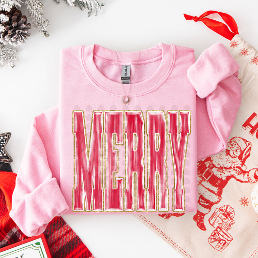 Pinks And Gold Merry