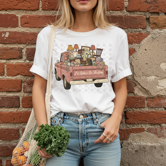 Pink Truck Thrifting
