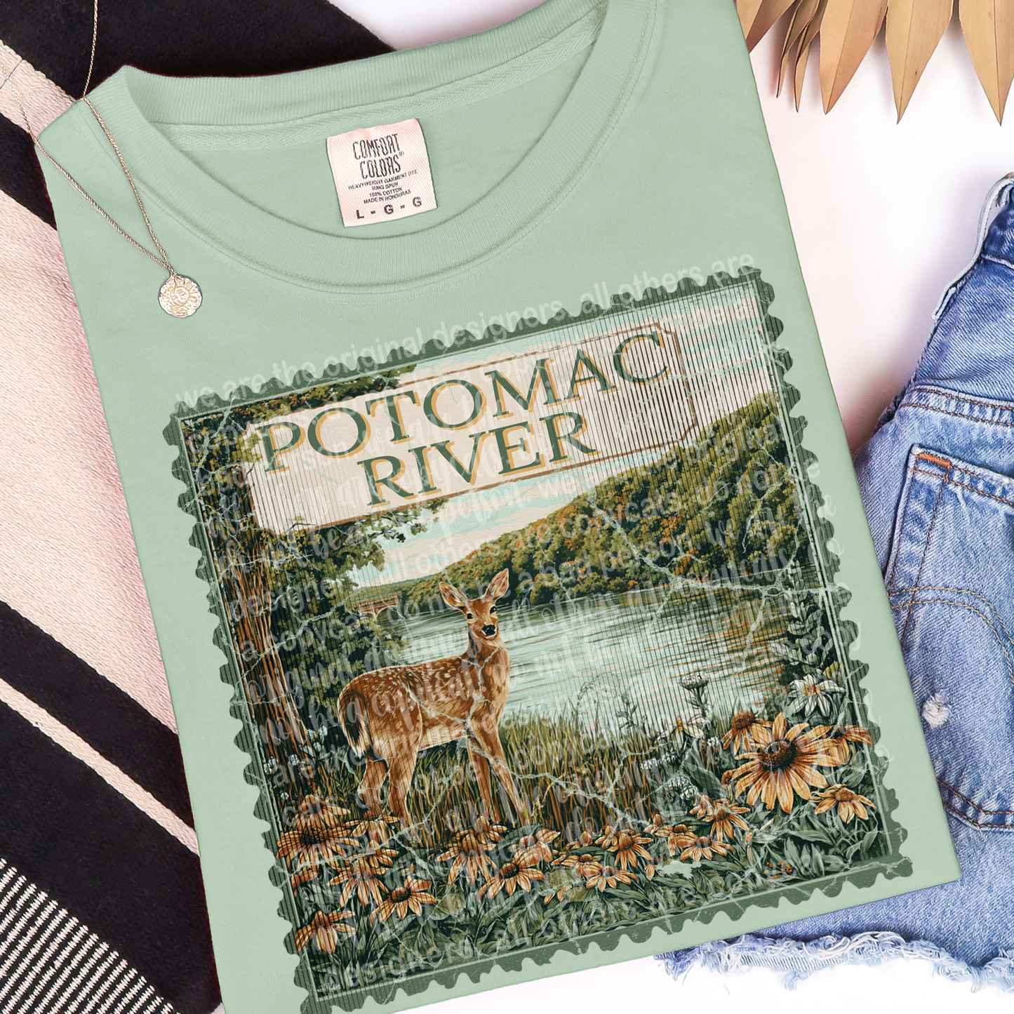 Stamped Rivers And Parks