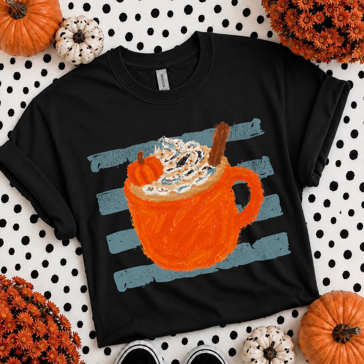 Pumpkin Cream Stripes