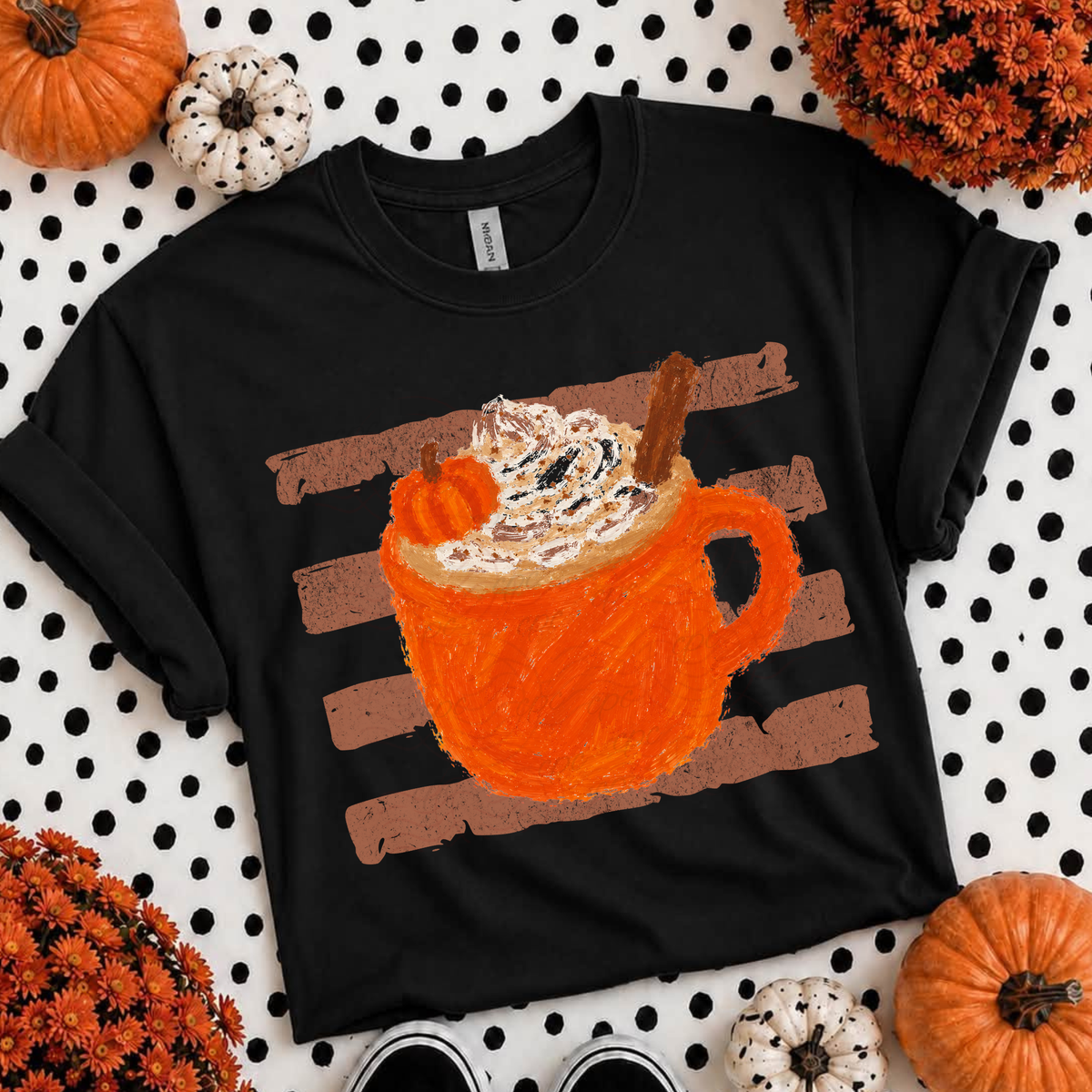 Pumpkin Cream Stripes