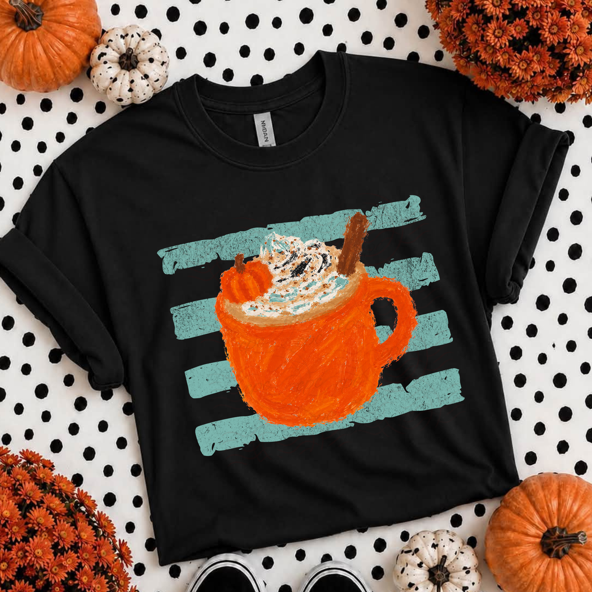 Pumpkin Cream Stripes