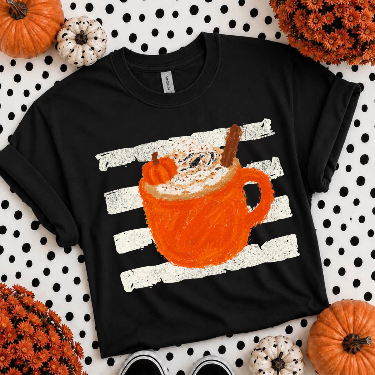 Pumpkin Cream Stripes