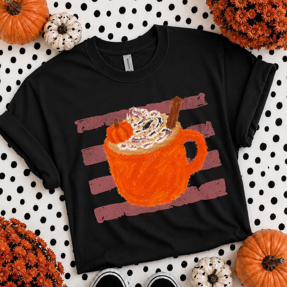 Pumpkin Cream Stripes