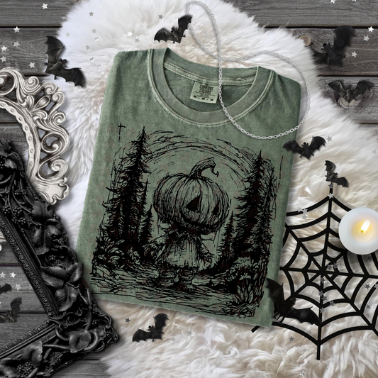Pumpkin In The Forest