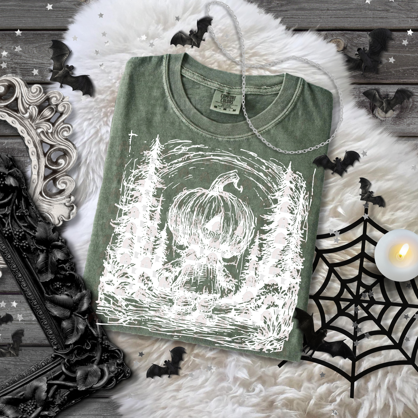 Pumpkin In The Forest