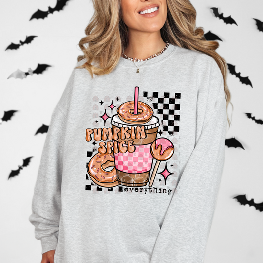 Pumpkin Spice Coffee And Donuts