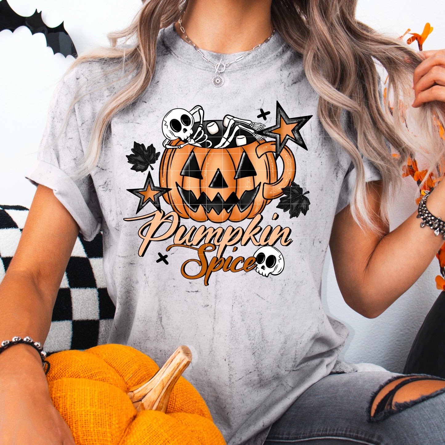 Pumpkin Spice Mug Skeleton