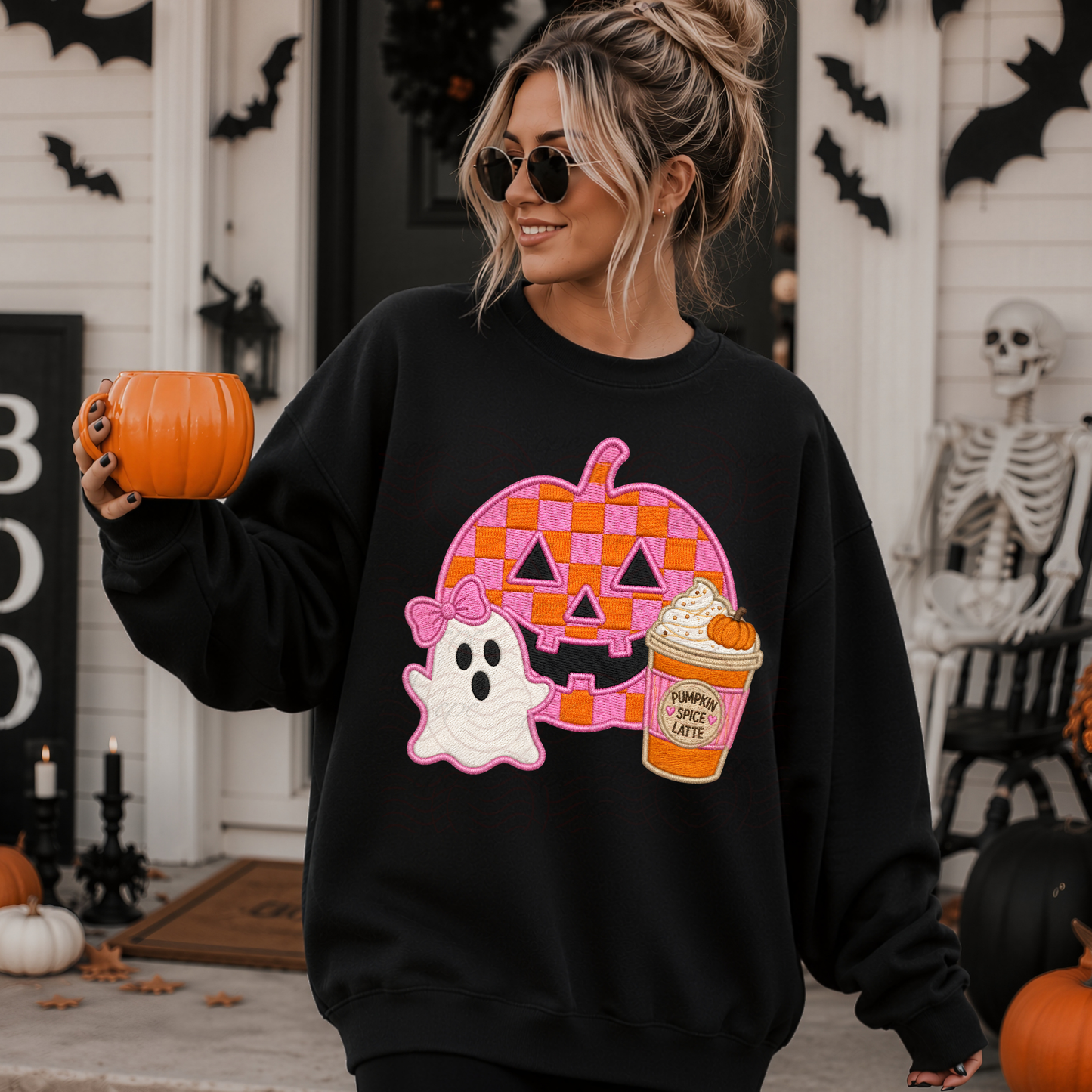 Pumpkin Spice Pumpkin Ghost