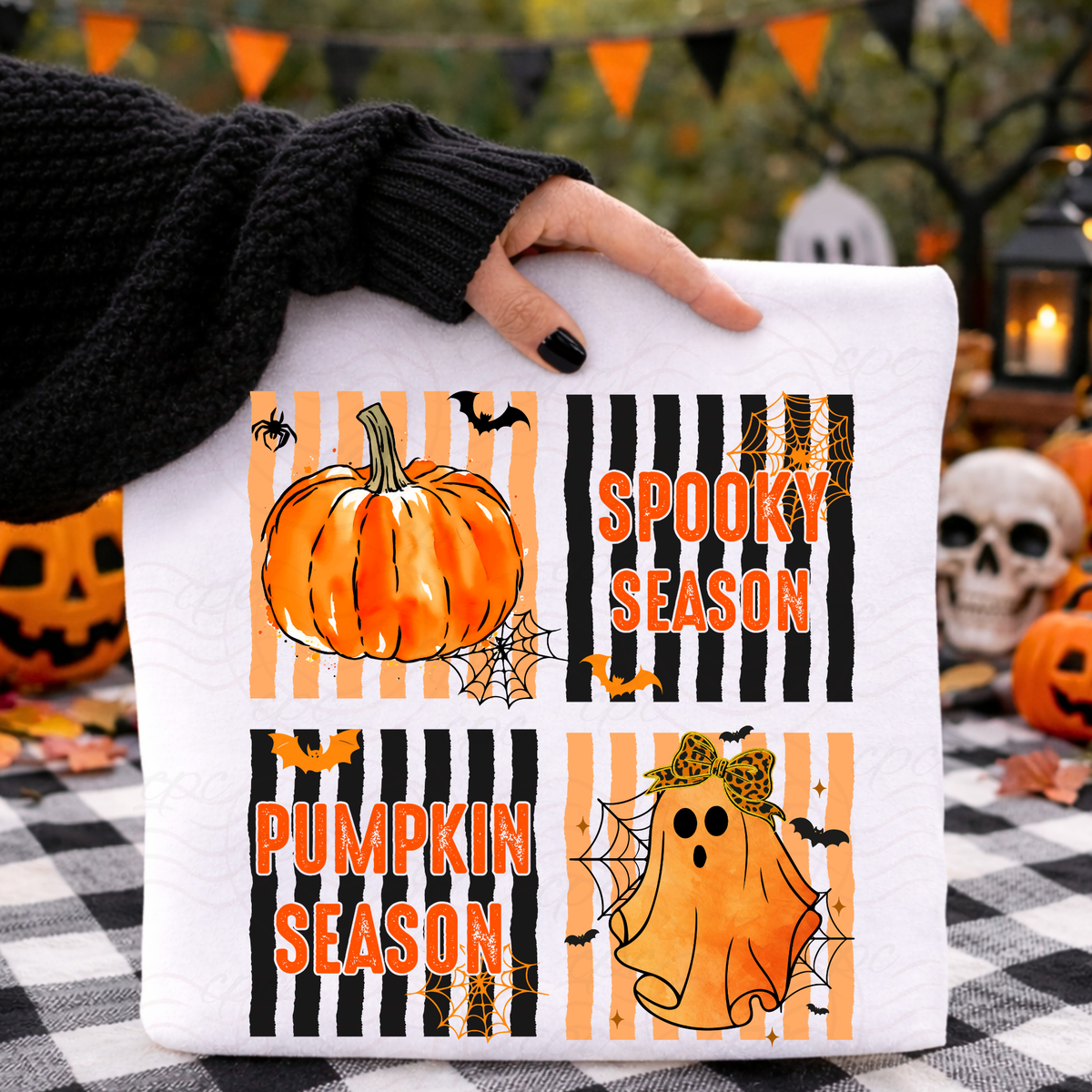 Pumpkins Spooky Season Collage