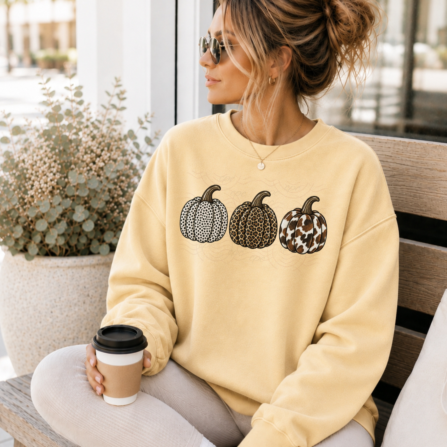 Pumpkin Trio Trendy Patterns