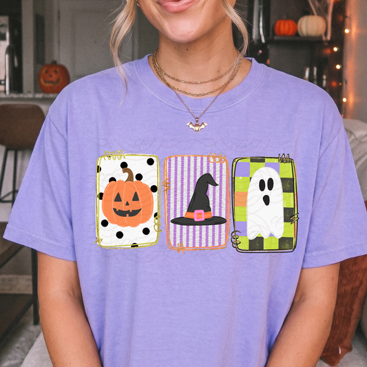 Pumpkin Witch Hat Ghost Blocks
