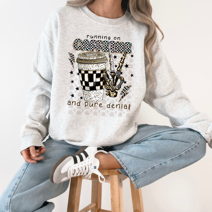 Checkered Running On Caffeine