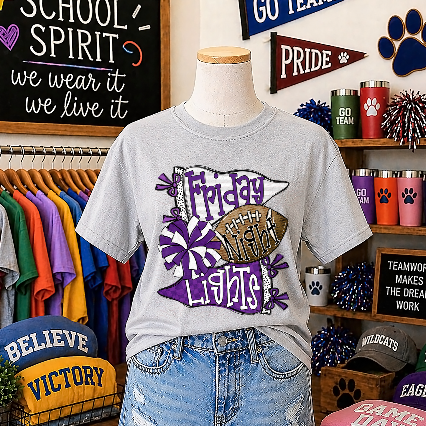 Flags Friday Night Lights
