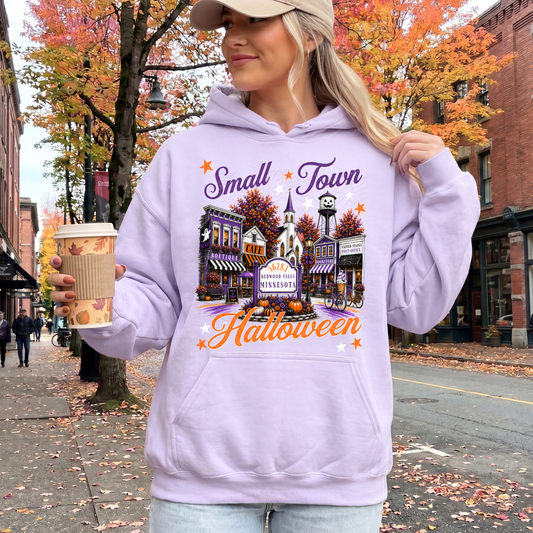 CUSTOMIZABLE - Purple Small Town Halloween