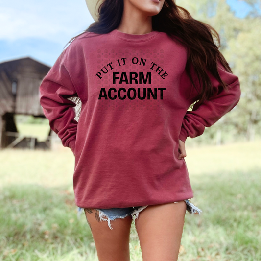 Put It On The Farm Account