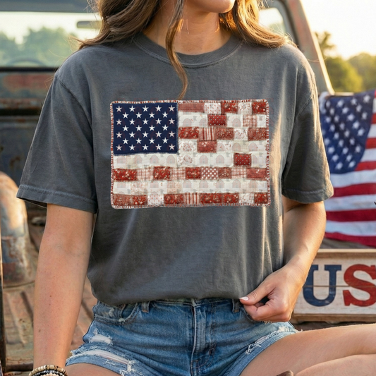 Quilted American Flag