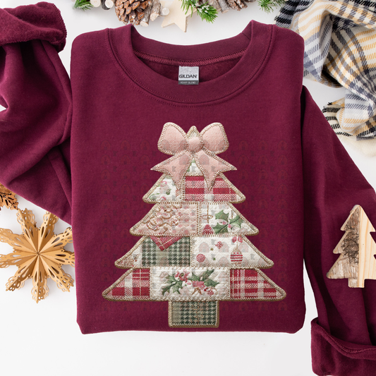 Quilted Patchwork Christmas Tree