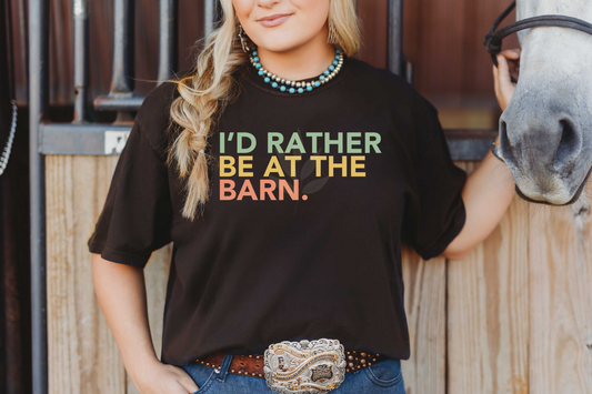 Rather Be At The Barn