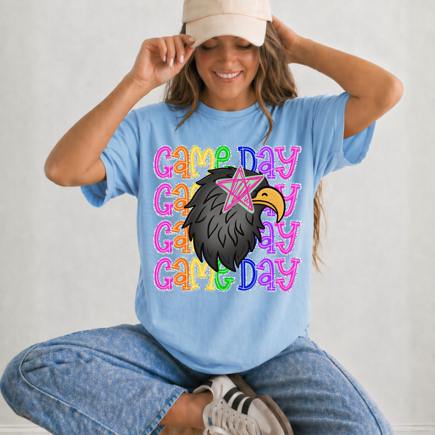 Colorful Stacked Game Day Mascots