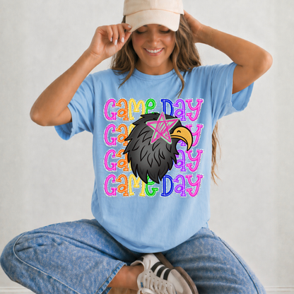 Colorful Stacked Game Day Mascots