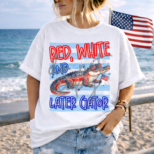 Red White And Later Gator