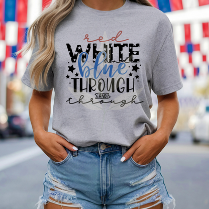 Red White Blue Through