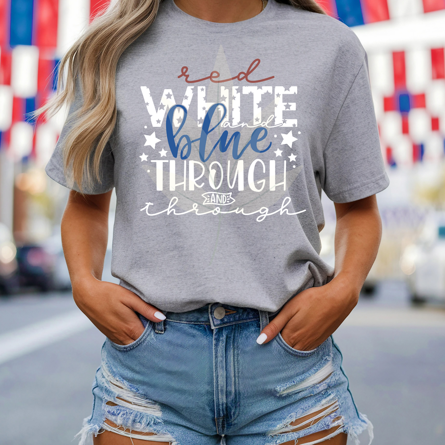 Red White Blue Through