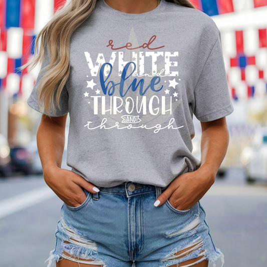 Red White Blue Through
