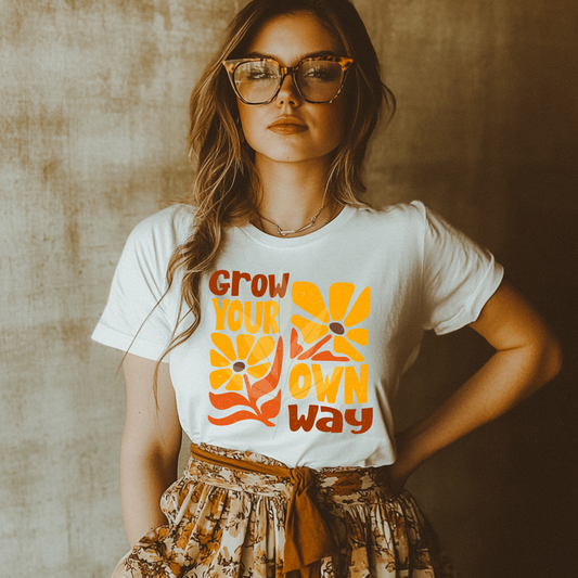 Retro Floral Grow Your Own Way