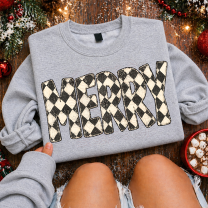 Retro Merry Checkered
